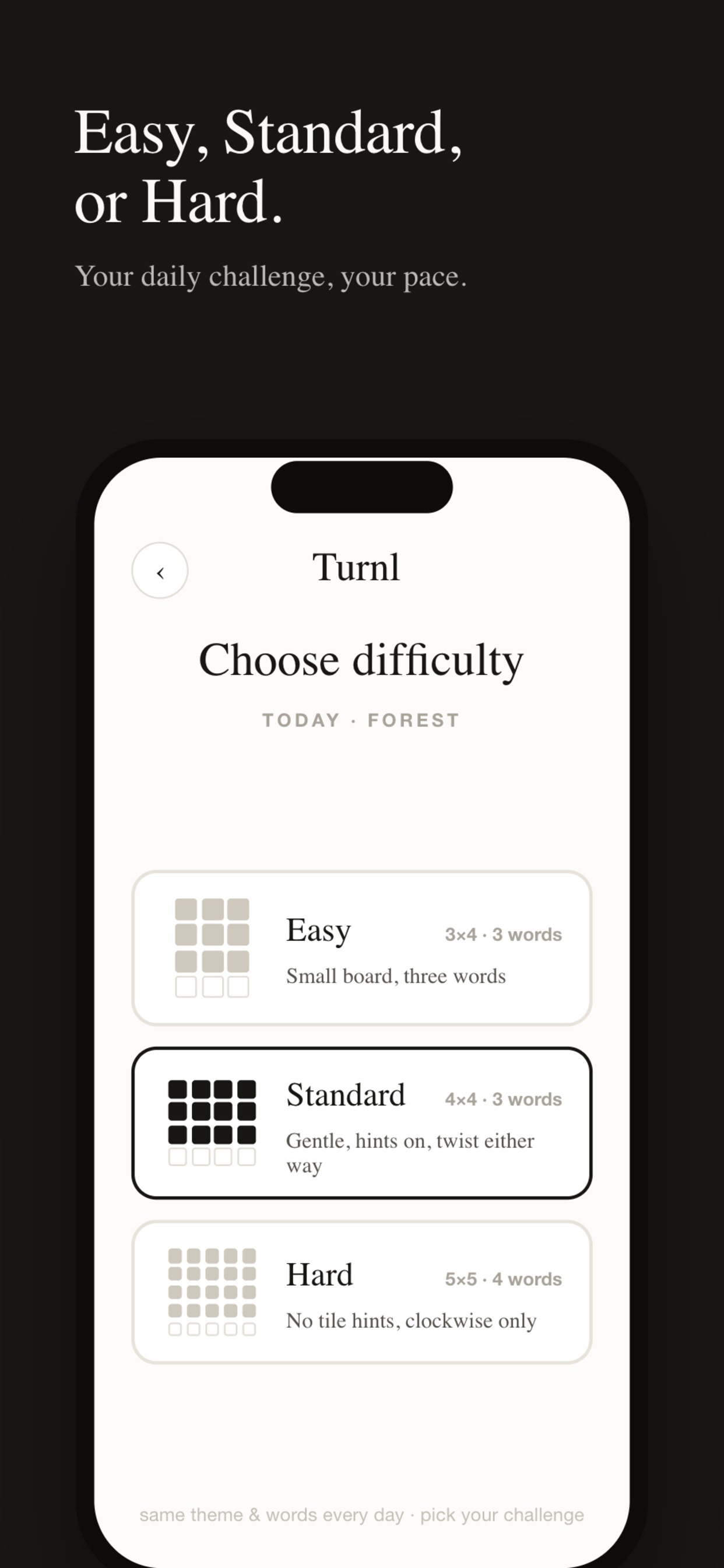 Turnl: Daily Word Twist