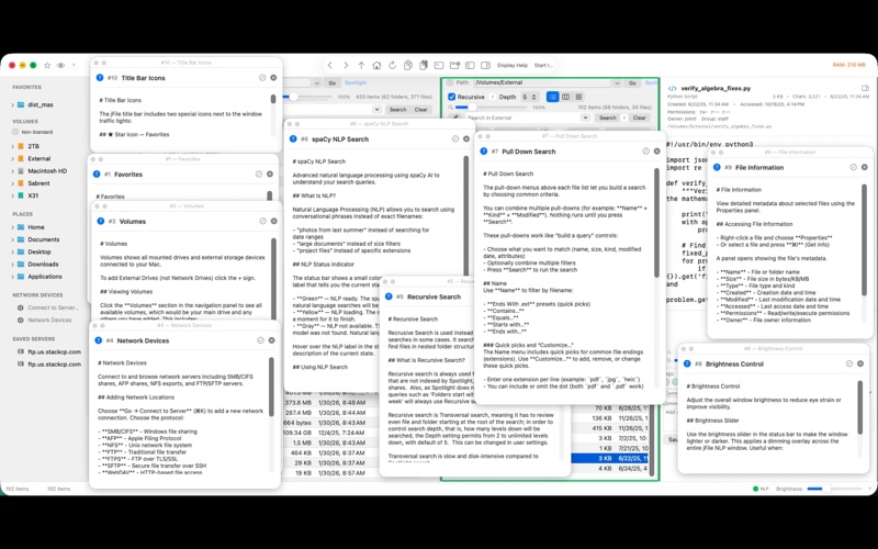 jFile NLP screenshot