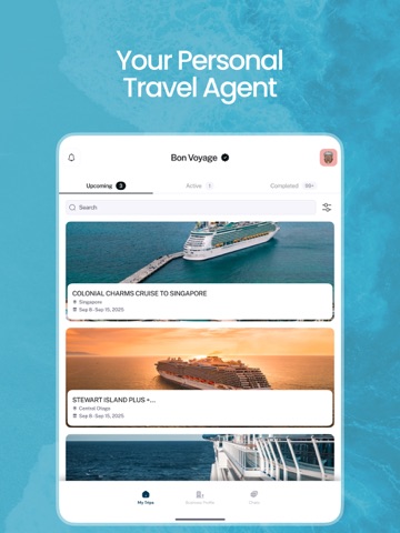 Bon Voyage Cruises & Travel iPad screenshot