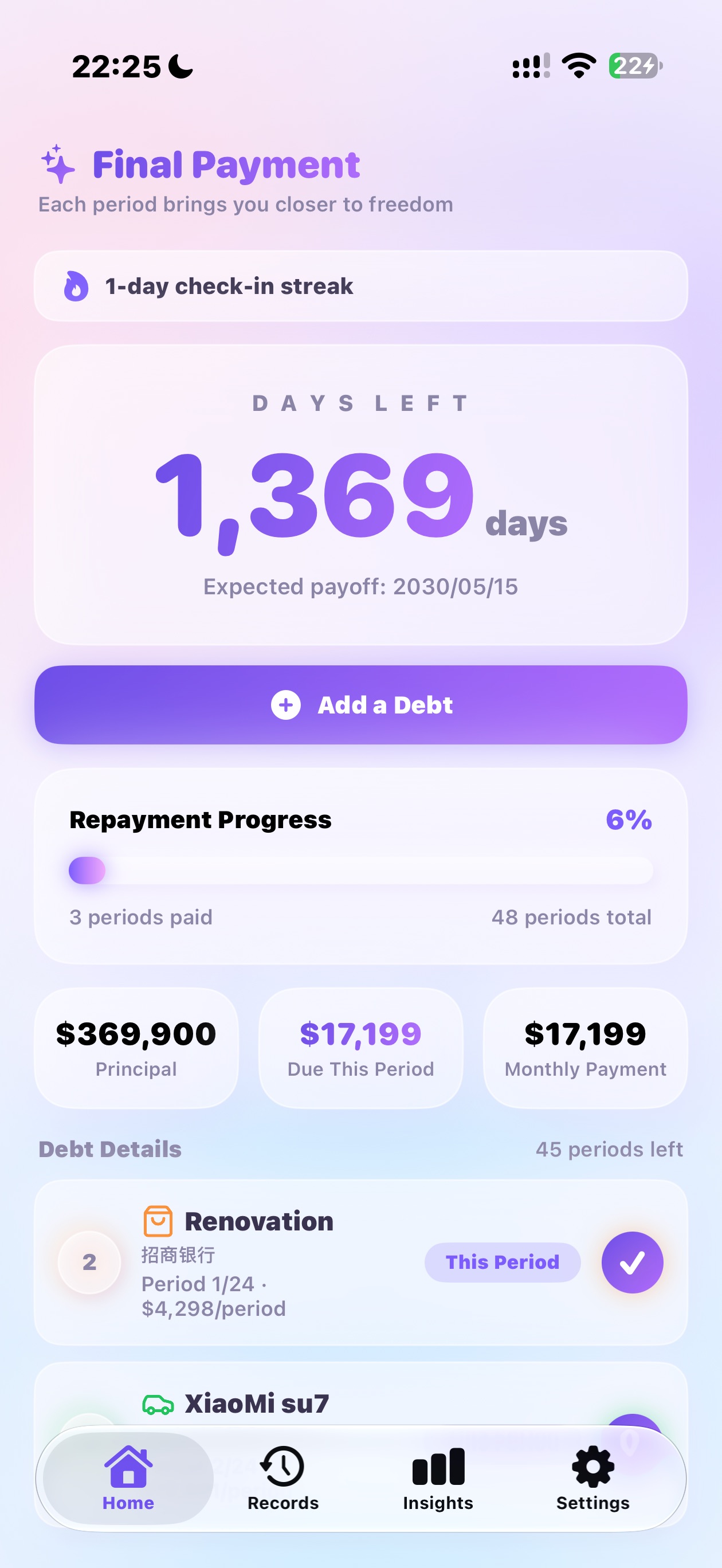 Screenshot 1 of Final Payment