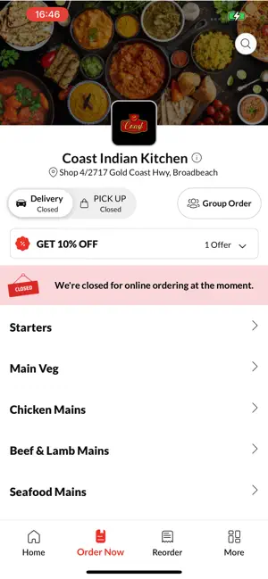 Coast Indian Kitchen screenshot 2
