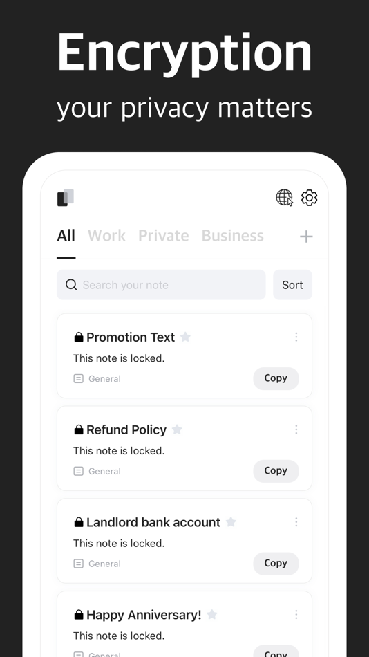 #4. CopyNote - Type 20x Fast (iOS) 由: Hyosim Kim