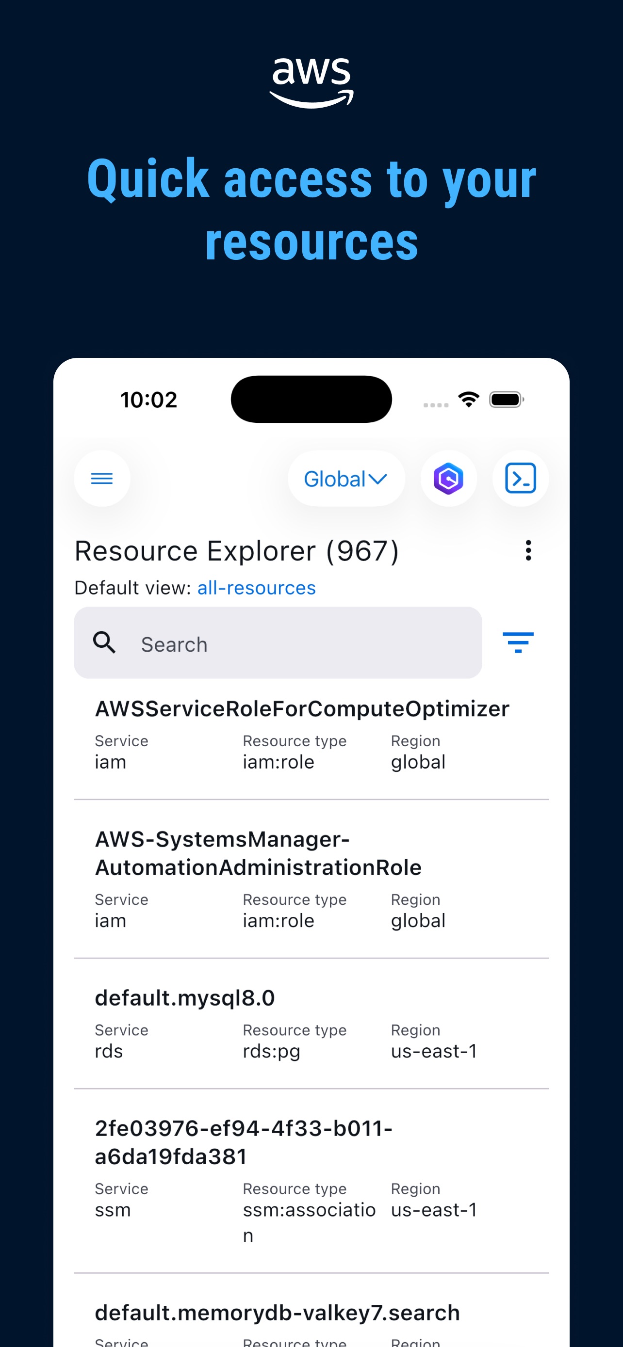 Screenshot 9 of AWS Console