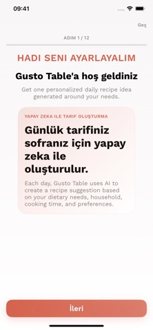 Gusto Masa: Akıllı Yemek screenshot