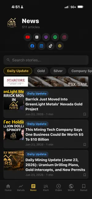 NRS Metals & News screenshot 3