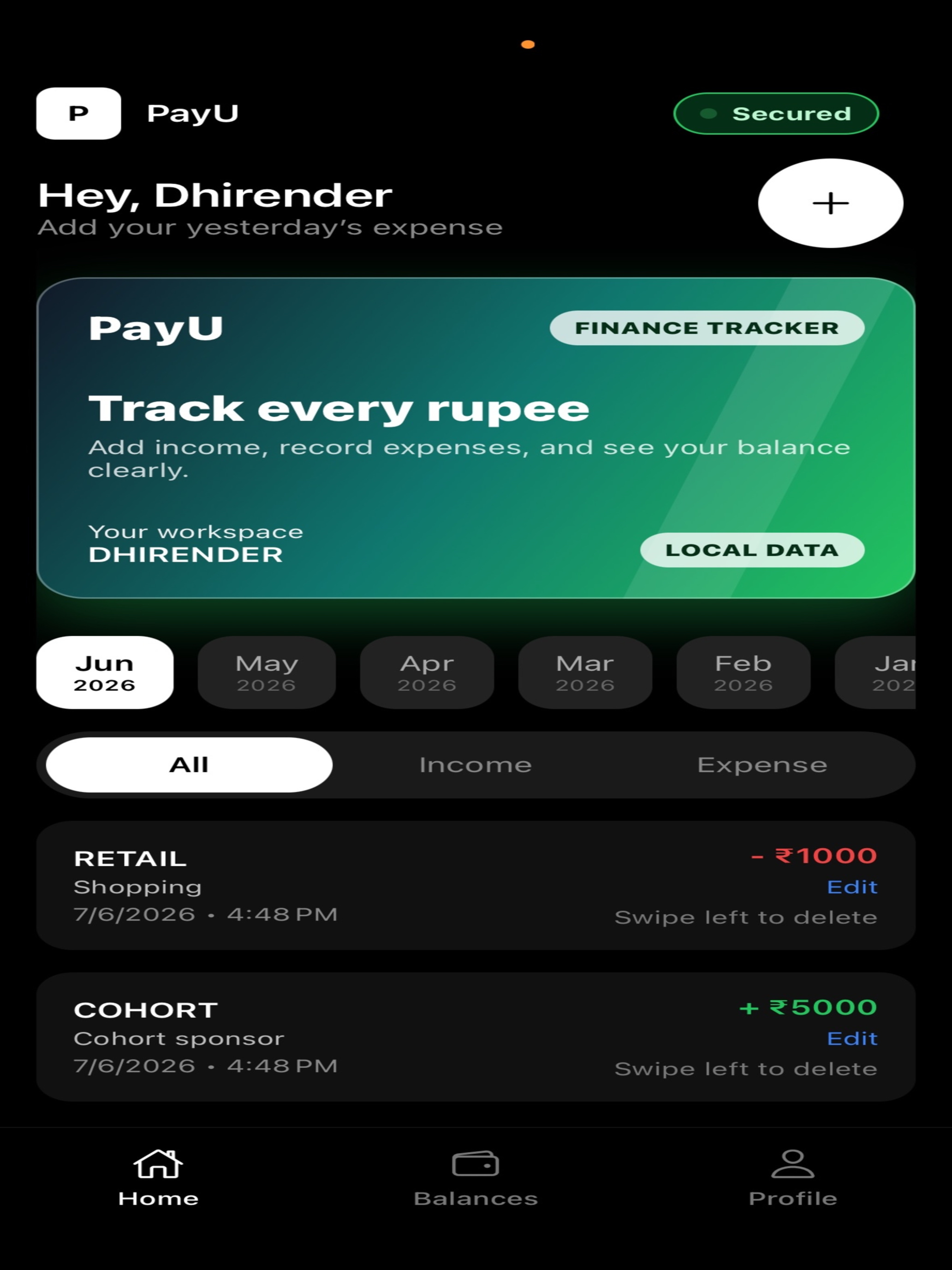 PayU Spend Tracker screenshot 12
