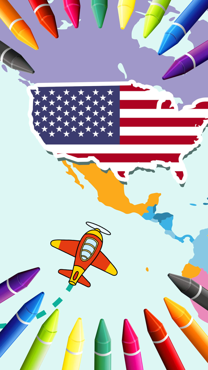 Flag Painting Puzzle Game