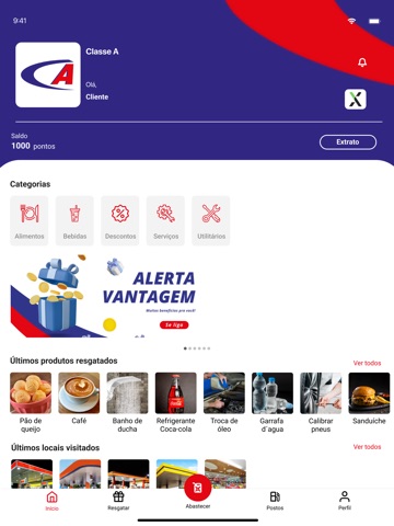 Classe A iPad screenshot
