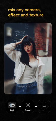 yuzu cam: vintage & y2k camera iPhone screenshot