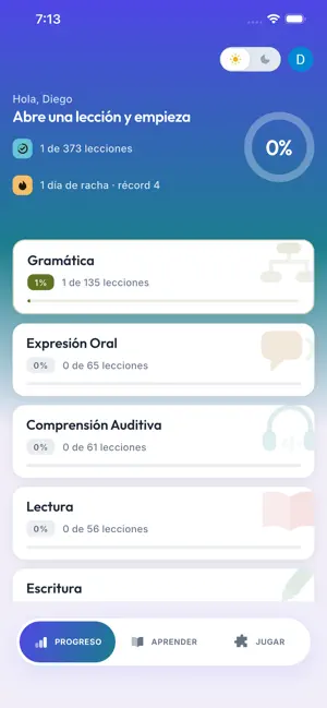 Verbos en inglés screenshot 1