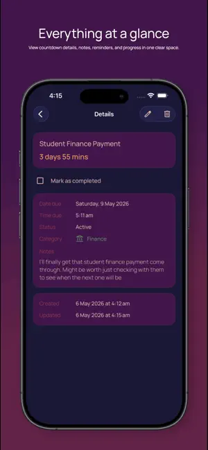 Orosimo Countdown screenshot 3