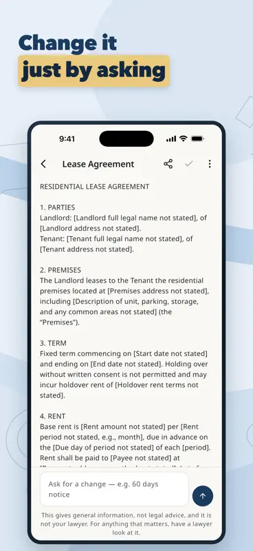 AI Legal Assistant . screenshot 4 of 5