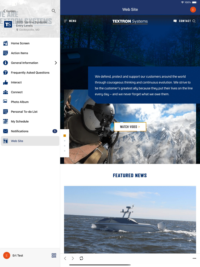 Textron University Relations