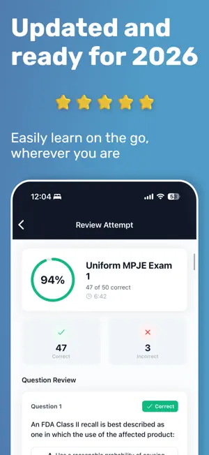 Uniform MPJE Exam Prep screenshot 2