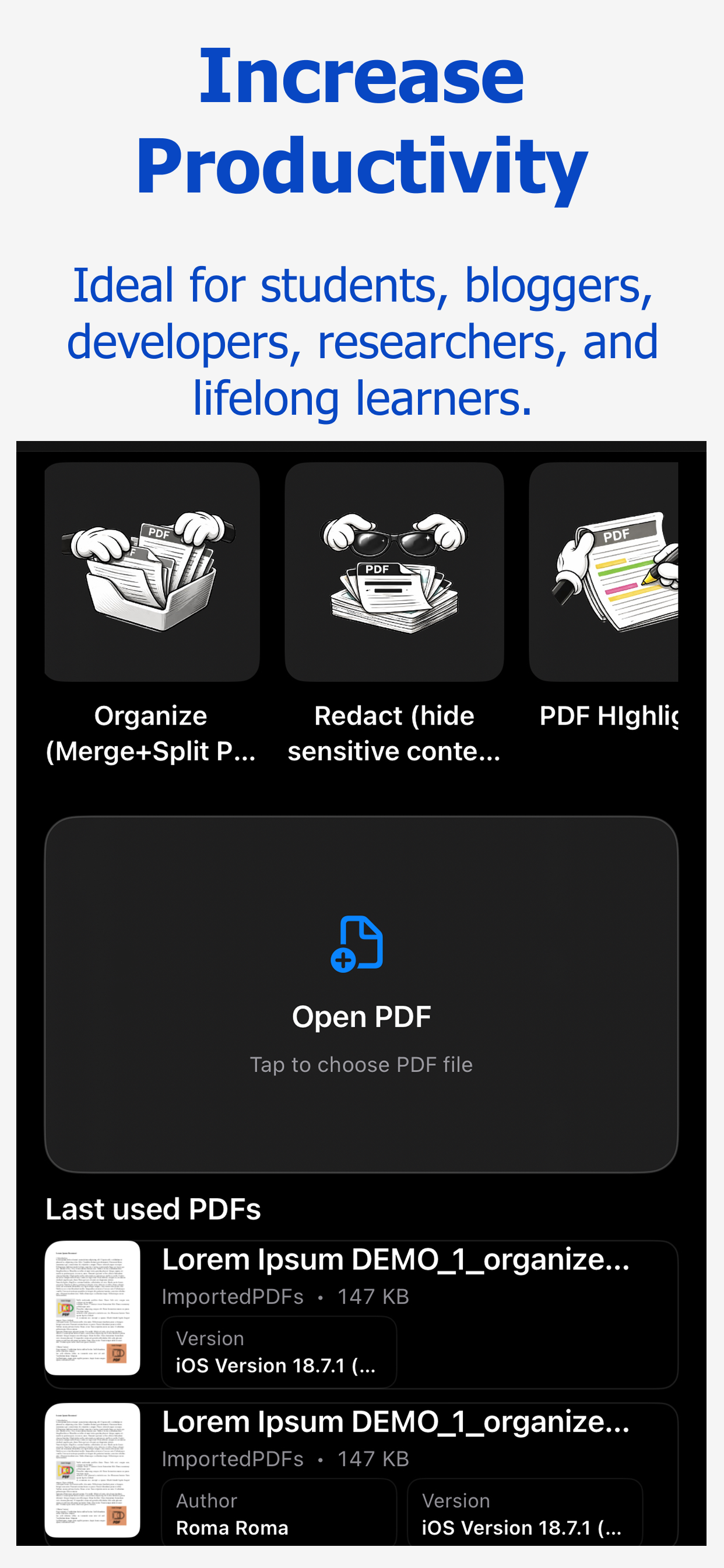 PDF Organizer - Tagaeff