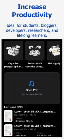 PDF Organizer - Tagaeff Screenshot 3 of 3