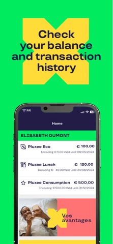 Pluxee BE App Store preview screenshot 4