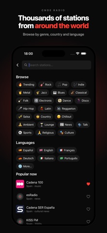 Radio FM: Live World Stations iPhone screenshot