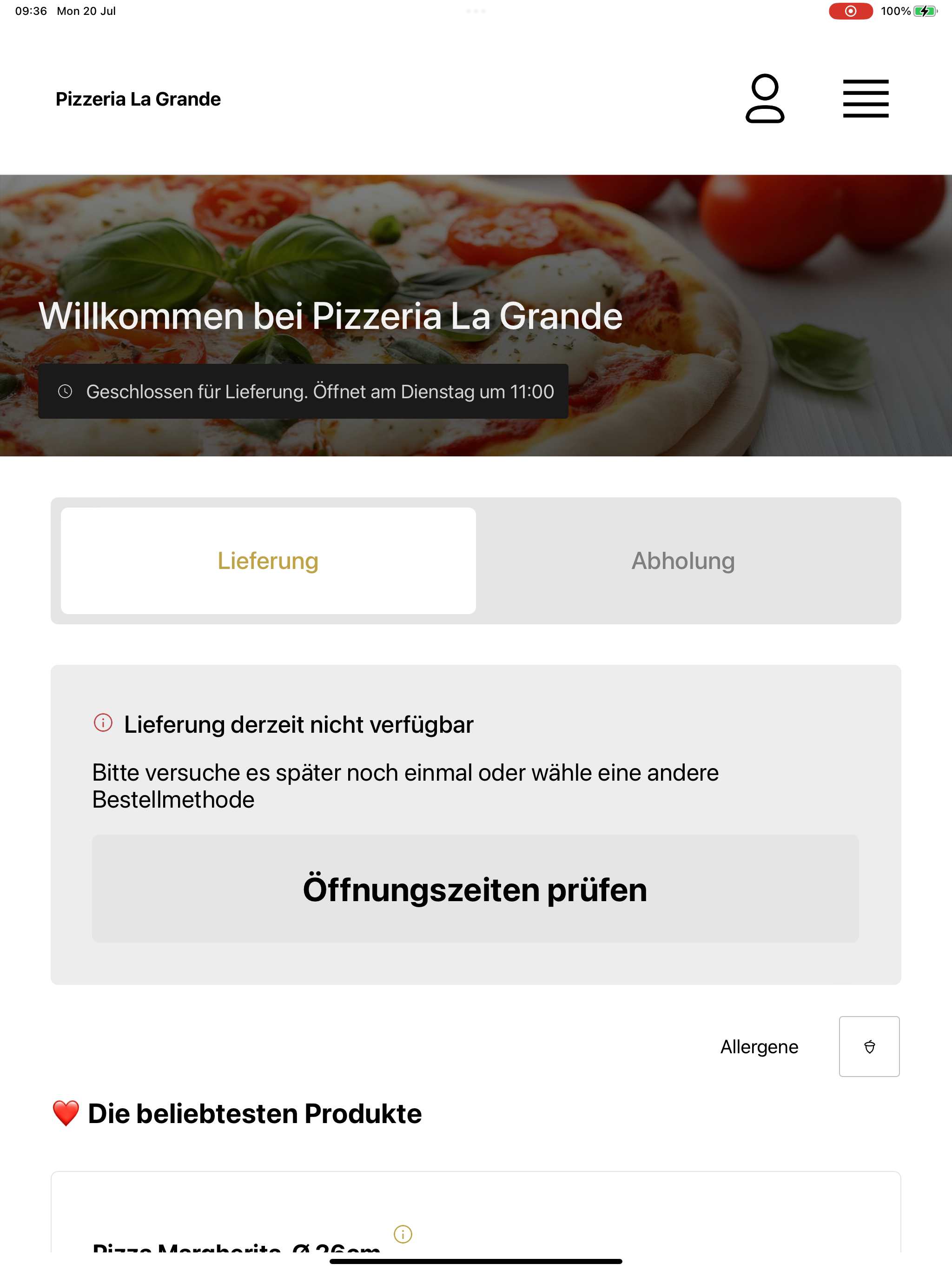 Pizzeria La Grande Wiener-Neus screenshot 14