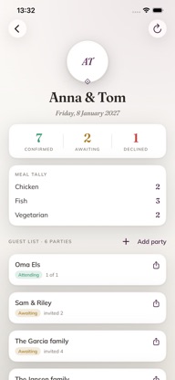 Replycard: Wedding RSVP screenshot 2