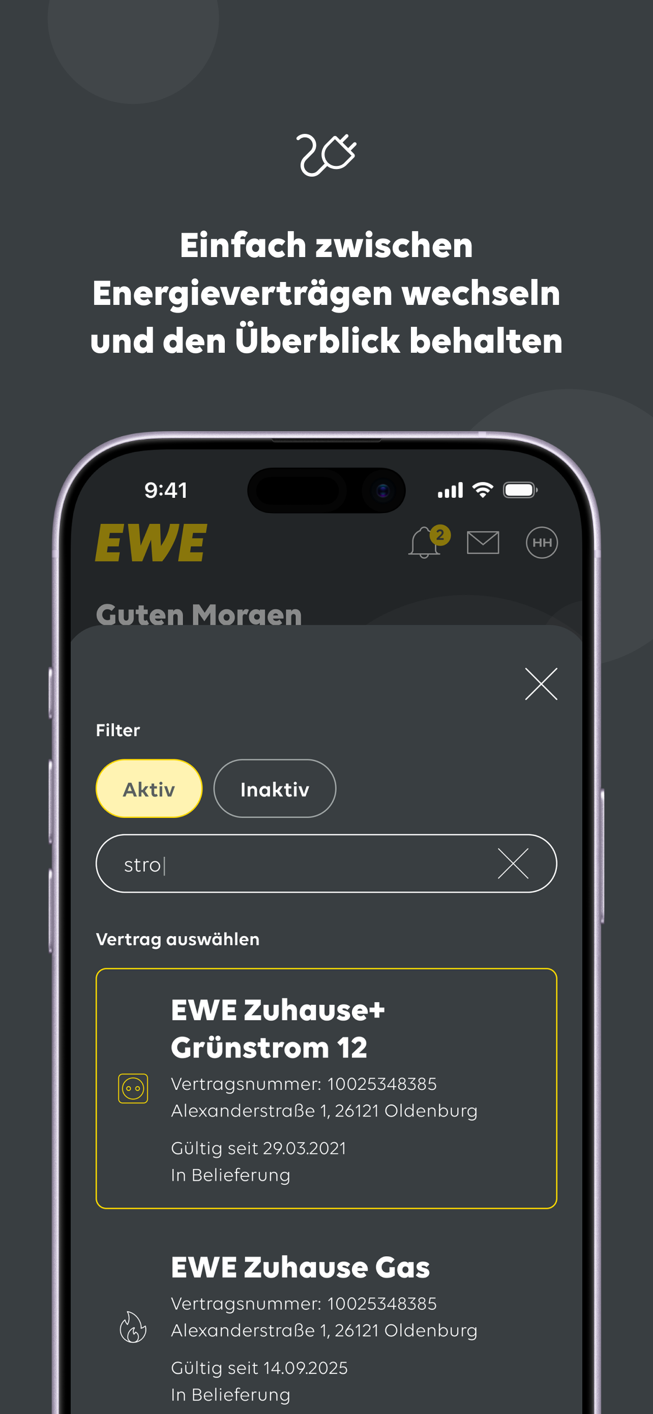 Mein EWE Energie screenshot 3