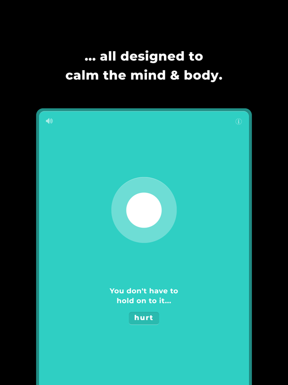 Help Me Calm Down™ iPad screenshot 4 - Health & Fitness app