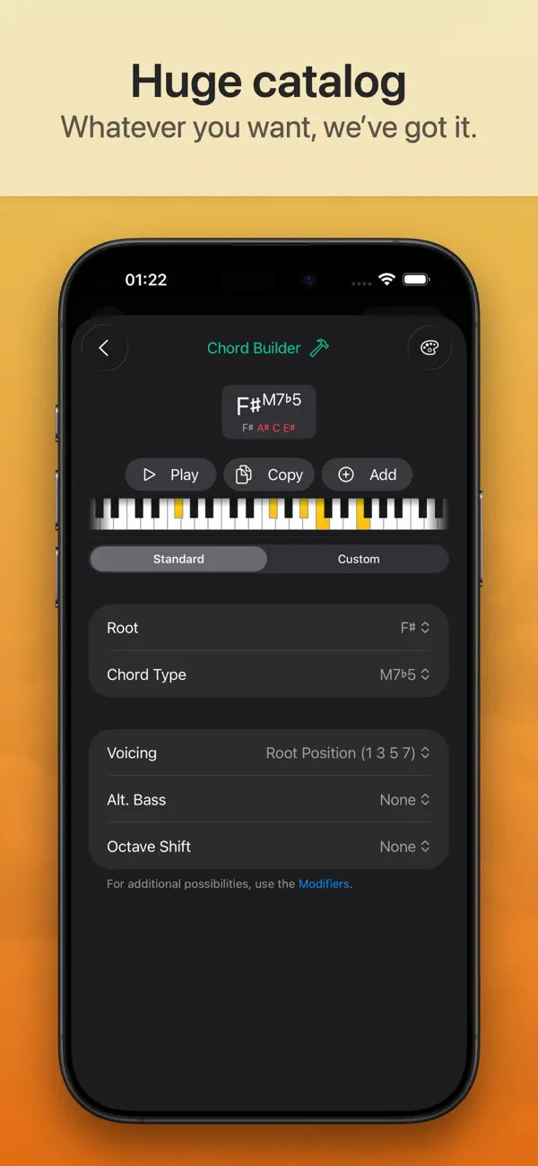 #6. Suggester 2 : Chords & Scales (iOS) By: Mathieu Routhier