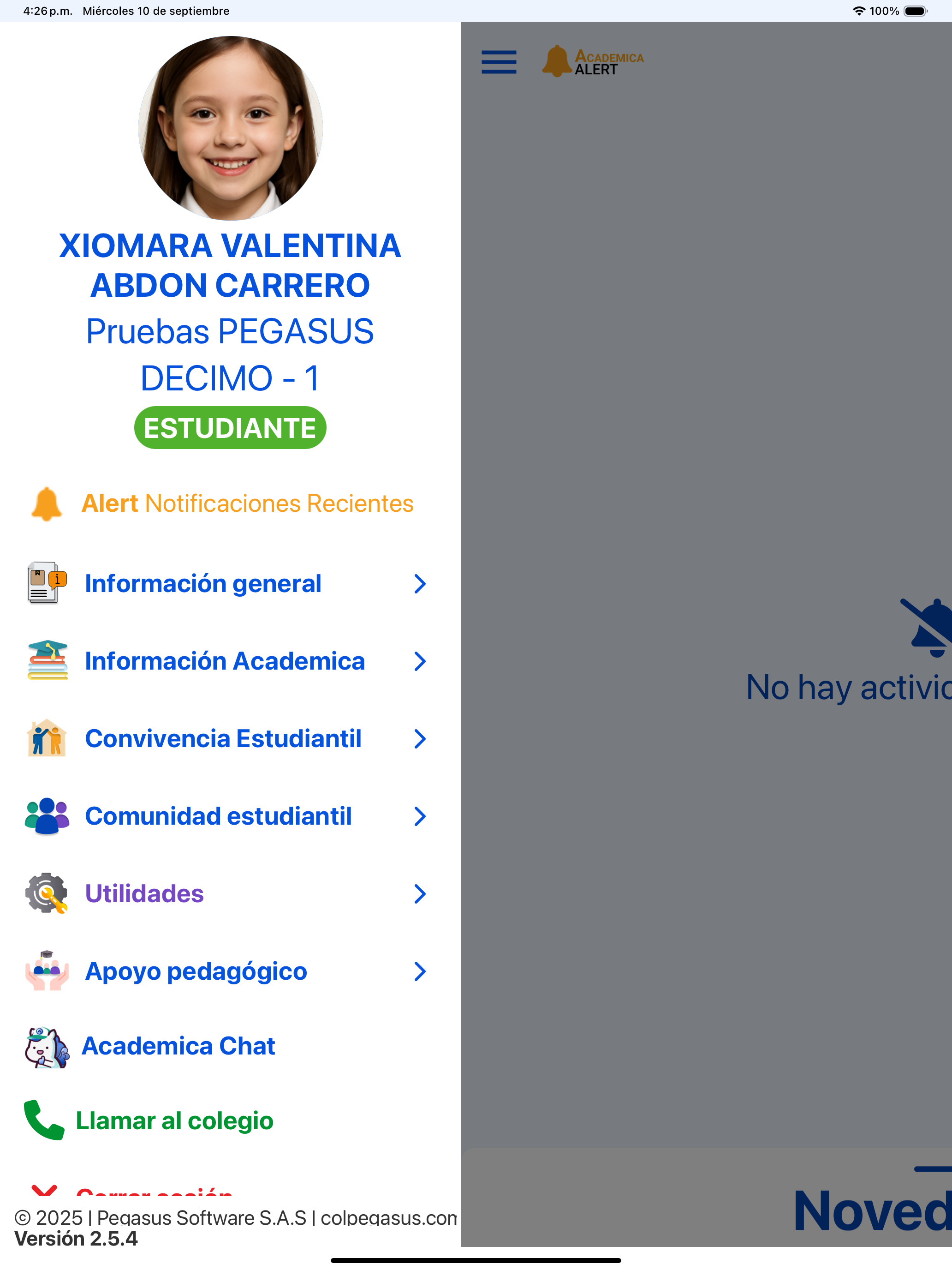 Academica Web screenshot 14