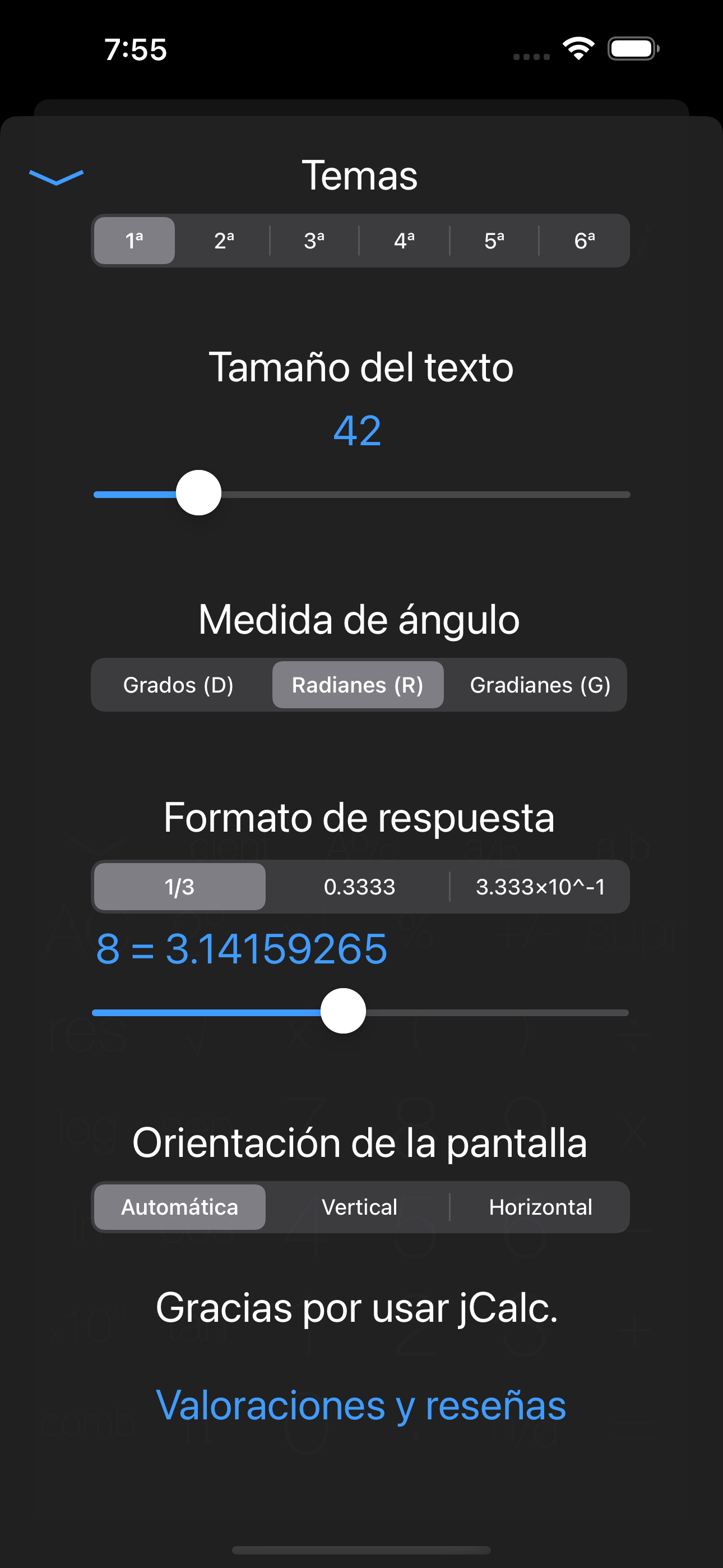 jCalc – Calculadora Científica