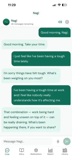 Nagi & Me – Mental Health App screenshot 1