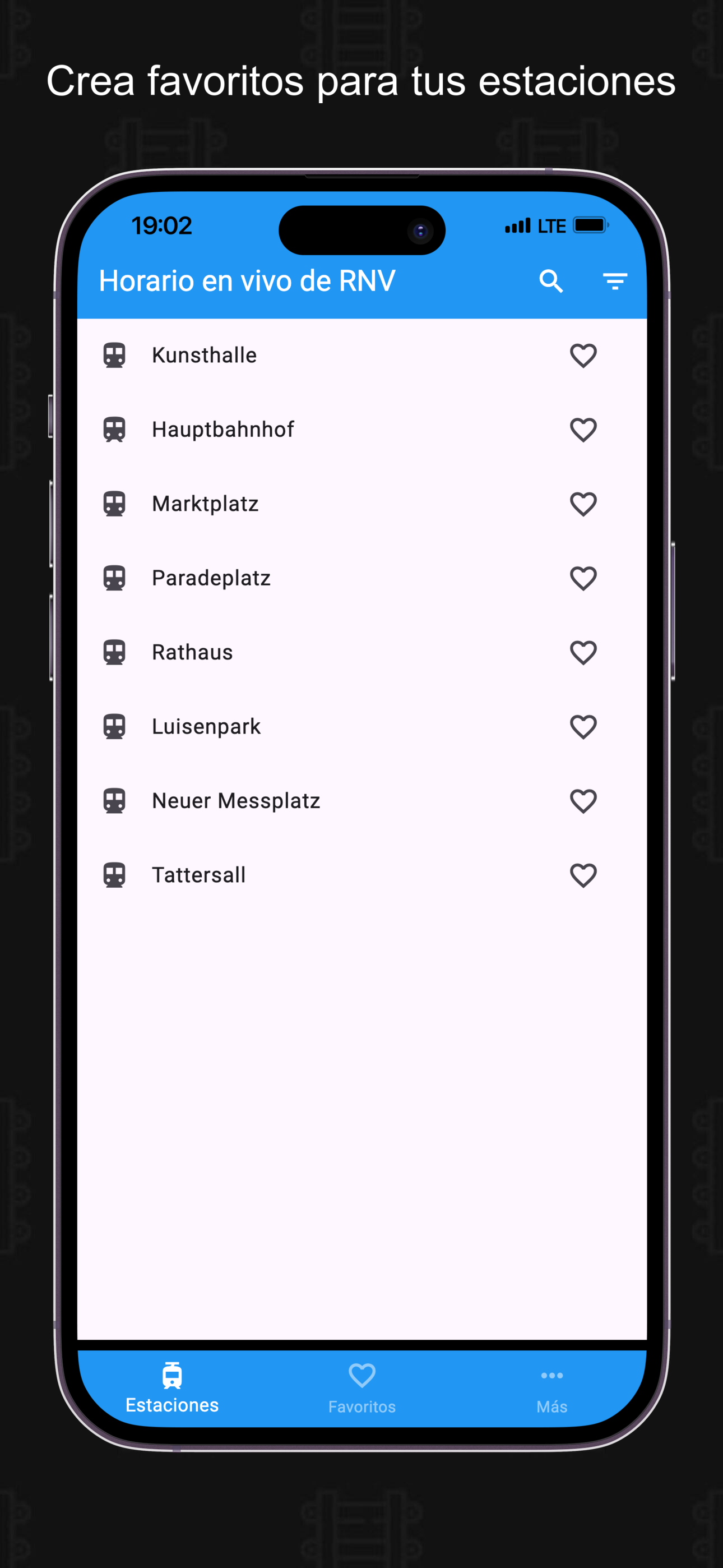 Horario en vivo de RNV