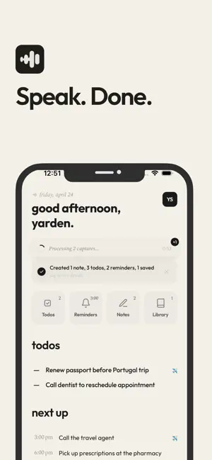 Brain Dump: ADHD Voice Notes screenshot 1