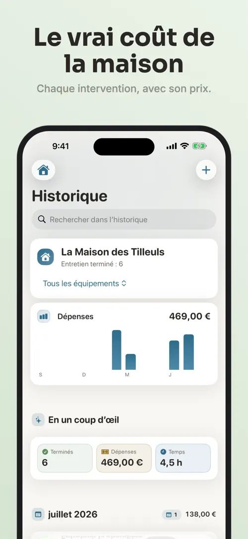 Dwellog sur iPhone : capture d’écran 6 sur 7