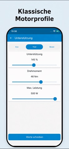 eTuning - für Shimano E-Bikes iPhone screenshot 6