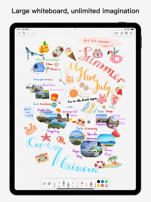 BoardNotes: Notes&PDF&Mindmap iPad screenshot 1 - Productivity app