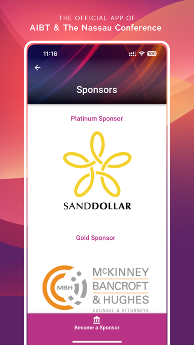 AIBT & The Nassau Conference iPhone screenshot 6 - Reference app