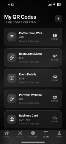 qwink - qr insights screenshot