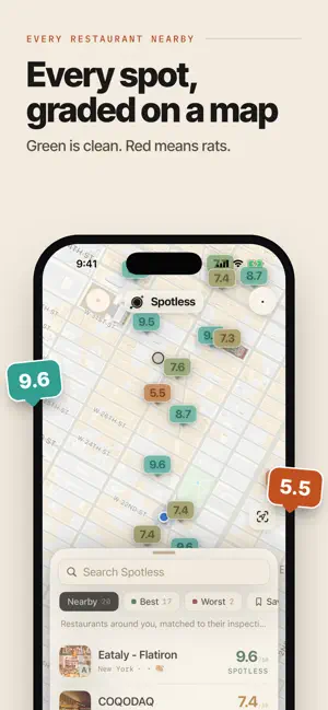 Spotless: Restaurant Grades screenshot 2