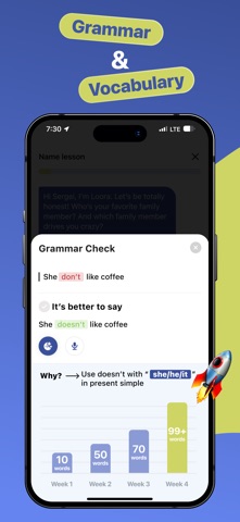 Learn & Speak English・AI Tutor iPhone screenshot