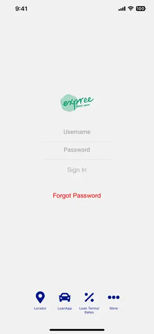 Expree Credit Union screenshot 1