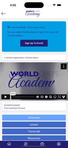 Worldchefs Academy Screenshot 4 of 4