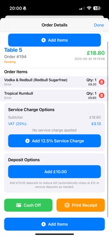 Cirvio Ordering screenshot