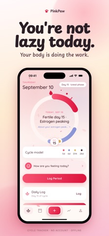 PinkPaw: Period Tracker screenshot 1