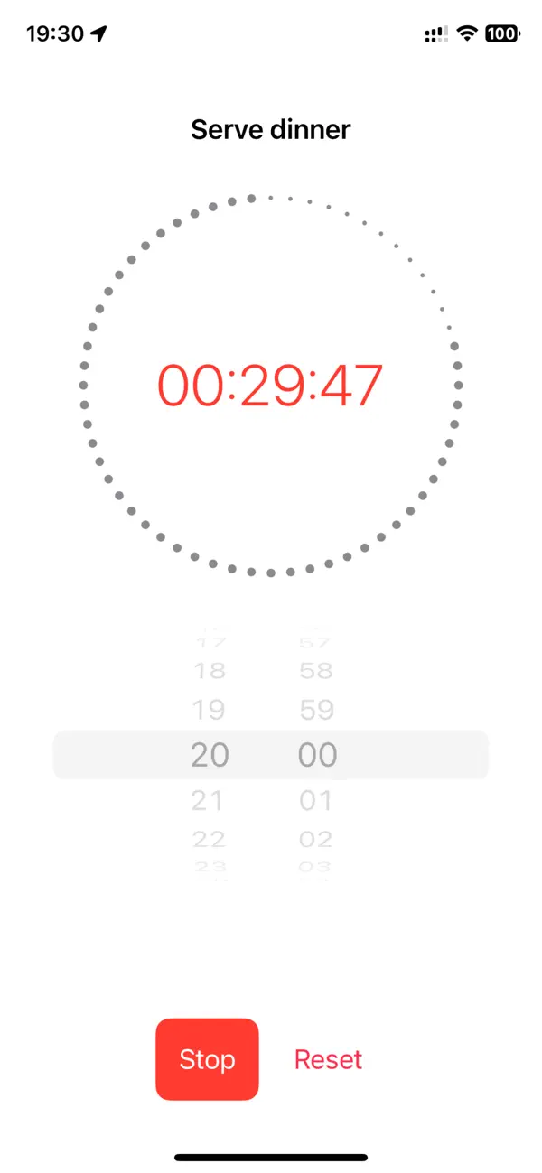 Basic Countdown Timer (iOS) Ved: Thomas Donohue