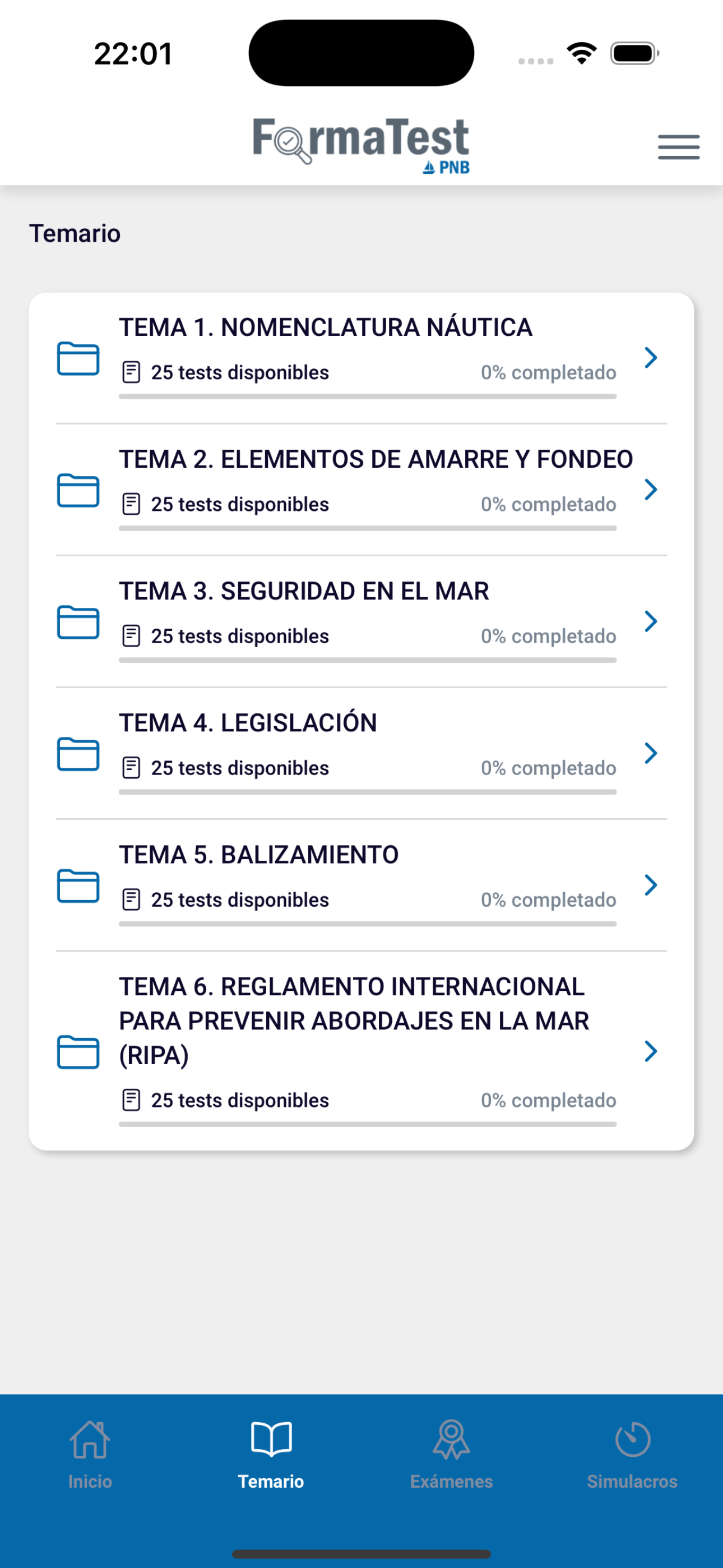 FormaTest PNB Patrón Básico