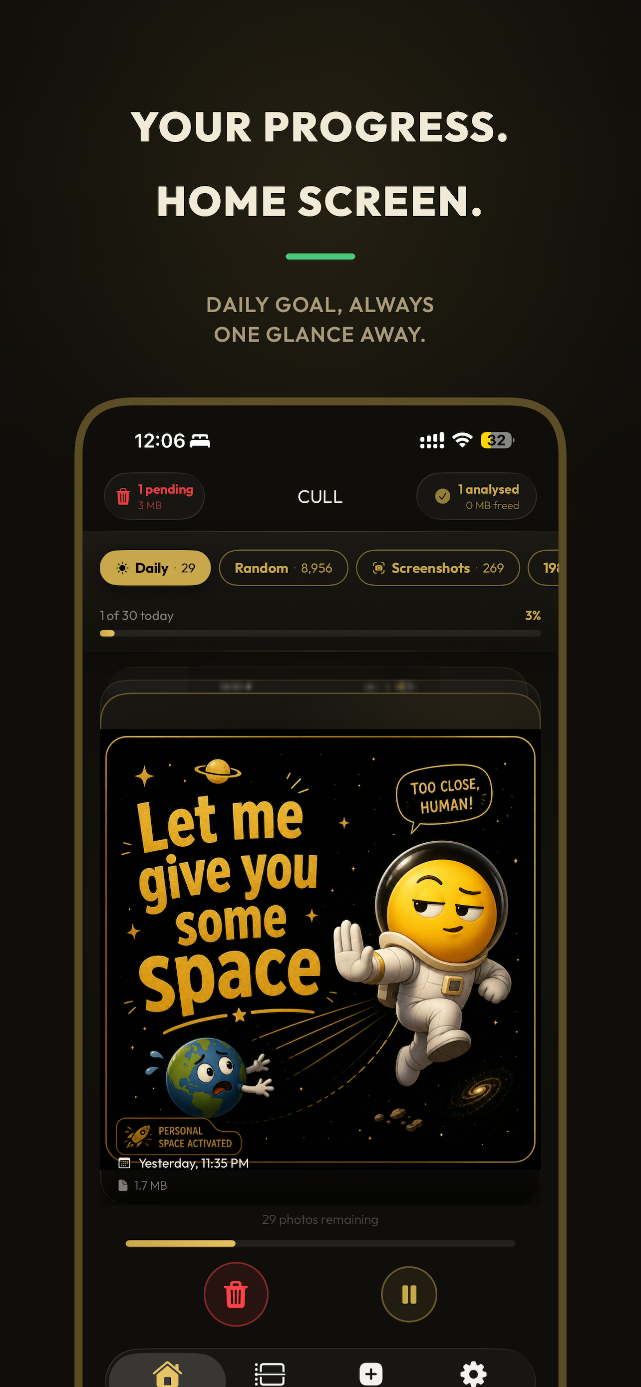 SpaceSwipe - Auto clean photos screenshot 8