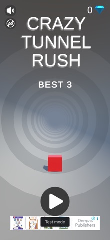 Crazy Shape Tunnel Rush iPhone screenshot