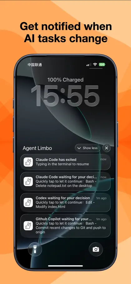 Screenshot 6 di 6 di Agent Limbo: AI Coding