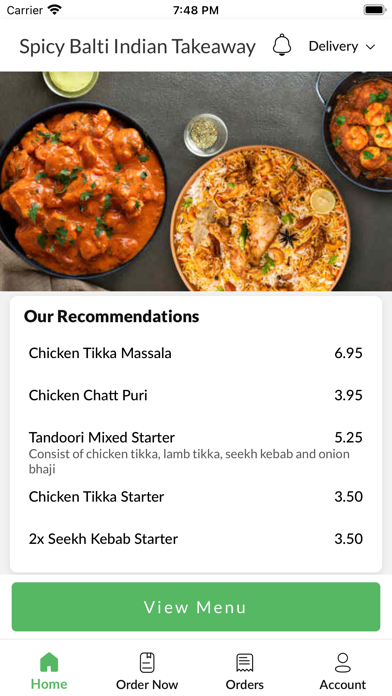 Spicy Balti Indian Takeaway Screenshot
