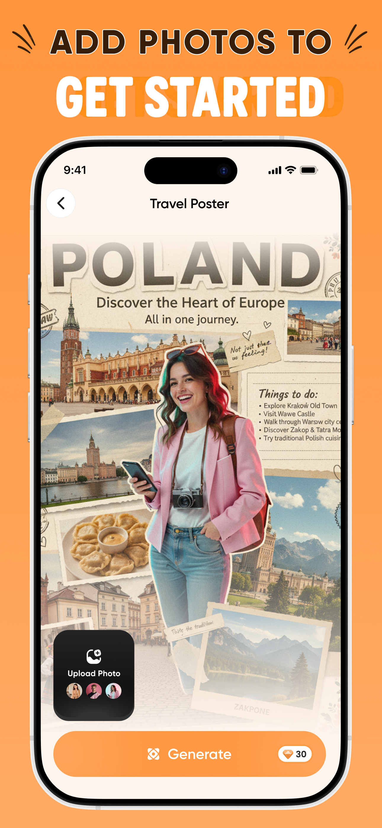 TravPost: Make Travel Postcard